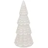 Image de Feeric Lights et Christmas - Décoration Sapin en Verre Blanc h23 cm 10 LED Blanc Chaud à Piles