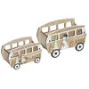 Image de Feeric Lights et Christmas - Cagette Bois Bus BLC x2