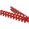 Image de Feeric Lights et Christmas - Cloture Bois Rouge l90x10cm