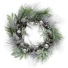 Image de Feeric Lights et Christmas - Couronne Boules et Pommes de pin d.50cm givré