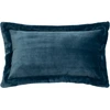 Image de Atmosphera - Lot de 2 coussins flanelle Cuddly bleu egéen - 38x58cm 38x58 cm