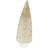 Image de Feeric Lights et Christmas - Décoration Sapin Blanc et Or h30cm 10 LED Blanc Chaud à Piles