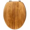 Image de Abattant WC en acacia à fermeture standard, 5Five Modern