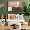 Image de Atmosphera - Lot de 2 coussins bouclés Soana terracotta - 45x45 cm OS