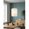 Image de Atmosphera - Suspension Tobie blanc - H. 25cm OS