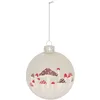 Image de Atmosphera - Boule Verre Champignons d.10cm Blanc