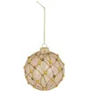 Image de Feeric Lights et Christmas - Boule Verre Perle Bronze dam 10cm Transparent
