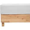 Image de Atmosphera - Drap Housse Flora Gaze de Coton Blanc 160x200cm