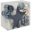 Image de FEERIC LIGHTS & CHRISTMAS Atmosphera - Kits de Boules de Noël avec Cimier - Décoration de fêtes pour Sapin de Noël - 44 Pieces Bleu/Blanc