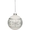 Image de Feeric Lights et Christmas - Bdn Verre 90mm Blanc Flocon AR