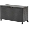 Image de Hespéride - Coffre de rangement edenio graphite s 130 x 60,4 x 78cm en aluminium