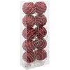 Image de Feeric Lights et Christmas - Guirlande à Boules Blanches et Rouges 10 LED Blanc Chaud L165cm à Piles - Rouge