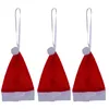 Image de FEERIC LIGHTS & CHRISTMAS Jja 3 Suspension Bonnets de Noël 10 cm