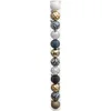 Image de FEERIC CHRISTMAS - Décoration de Sapin Lot de 12 Boules de Noël D 6 cm - Bleu et Or