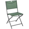 Image de Hespéride - Lot de 4 Chaises de Jardin Pliantes Modula Vert Olive - Acier Traité Epoxy Texaline - Dim 46 x 52 x 87 cm - Meuble d'Extérieur Pliable