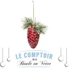 Image de Feeric Lights et Christmas - Sujet de noël Verre 13 cm Pomme pin Rouge