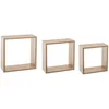 Image de Five Lot DE 3 ETAGERES Murale Cube (L.24xP.12xH.24cm L.27xP.12xH.27cm L.30xP.12xH.30cm)