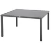 Image de Table de Jardin Hespéride carrée Piazza 8 Places Graphite - Hespéride
