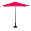 Image de Parasol Droit Carré 2,5x2,5m Soya grenade Hespéride