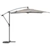 Image de Hespéride - Parasol déporté carré Manoa Taupe