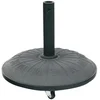 Image de Hespéride - Pied de Parasol Rond Dessin de Cadran à roulettes Gris