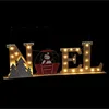 Image de FEERIC CHRISTMAS - Pancarte Lumineuse Noël avec télécabine Rouge 26 LED Blanc Chaud L44 cm