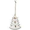 Image de Feeric Lights et Christmas - Sujet de noël Bois Sapin Blanc doré Cloche