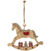 Image de Feeric Lights et Christmas - Sujet de noël en Bois Cheval Bascule 10 cm