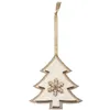 Image de Feeric Lights et Christmas - Sujet de noël Bois Sapin doré Beige 12 cm