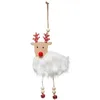 Image de Feeric Lights et Christmas - Sujet de noël en Bois Renne Fourrure Blanc 18 cm