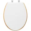 Image de Five - Abattant WC en Bois Blanc et Naturel