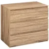 Image de 5five - Commode 3 tiroirs dolo Effet Bois Naturel