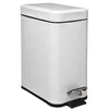 Image de 5 five simply smart 5five - Poubelle rectangulaire Soft Close INOX 5l Blanc