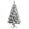 Image de Feeric Lights et Christmas - Sapin de noël Minnesota 180cm Vert floqué Blanc