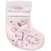 Image de Feeric Lights et Christmas - Botte Feutrine Petit Modèle Ourson Surpiqué - Rose