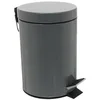 Image de JJA 105614 Poubelle Métal Gris 3 L
