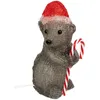 Image de Feeric lights et christmas - Forme acrylique extérieure souris 12 led fixes et clignotantes h.17cm