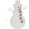 Image de Feeric lights et christmas - Bonhomme de neige lumineux extérieur blanc h60cm 100 led + transfo