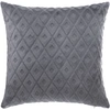 Image de Atmosphera - Lot de 2 coussins flanelle 3D Losange gris - 40x40 cm OS