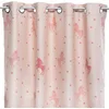 Image de Atmosphera - Rideau occultant Enfant Licorne - Rose 140x250 cm