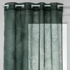 Image de Atmosphera - Voilage Devo - Vert cèdre - 140x240 cm