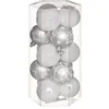 Image de Feeric Lights et Christmas - Boules de noël Souffle Polaire Lot de 15 en Plastique d5cm