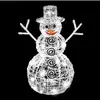 Image de DECO NOEL - Bonhomme de neige lumineux 96 lampes LED Blanches