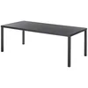 Image de Hespéride Table de Jardin Rectangulaire Piazza Gris Graphite 8 Places