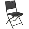 Image de Hespéride - Lot de 4 Chaises de Jardin Pliantes Modula Anthracite - Acier Traité Epoxy Texaline - Dim 46 x 52 x 87 cm - Meuble d'Extérieur Pliable