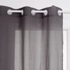 Image de Atmosphera - Lot de 2 rideaux Voilage Ana gris - 140x240cm OS