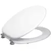 Image de Abattant WC coloris blanc à fermeture standard, 5Five Colors