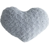 Image de Atmosphera - Lot de 2 coussins coeur bouclé gris - 28x36 cm OS