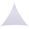 Image de HESPERIDE - 117746 - Toile solaire Voile d'ombrage 3 x 3 x 3 m pour ombrager votre jardin, votre terrasse ou votre balcon - Coloris BLANC