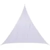 Image de Toile Solaire Voile d'ombrage 4 x 4 x 4 m pour ombrager Votre Jardin, Votre terrasse ou Votre Balcon - Coloris Blanc